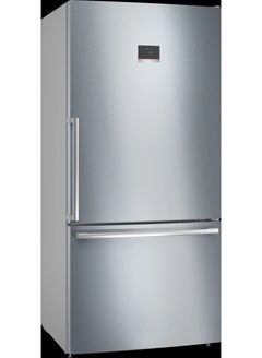 Buy Series 6 Fridge with Bottom Freezer, 631 Liter, Stainless Steel with anti-fingerprint - KGB86CIE0N Silver in Egypt