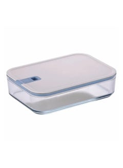 Buy Perfect Seal Rectangle Glass Storage Container 2300ml in UAE