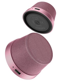 اشتري Bluetooth Magnetic Base Speaker, Premium 3W True Wireless Portable Speaker with HD Sound,40mm Dynamic Drivers,Long-Lasting 12H Playtime, and Bluetooth V5.3, Punch Pink في السعودية
