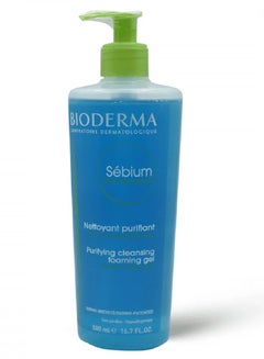 اشتري Sebium Facial Purifying Cleansing Foaming Gel For Combination Oily Skin Blue 400ml في السعودية