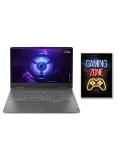 Buy LOQ Gaming Laptop 15.6-Inch FHD Display, AMD Ryzen 7840HS Processor/64GB RAM/2TB SSD/6GB NVIDIA RTX 4050 Graphics Card/Windows 11 With FREE Gaming Quotes English Storm Grey in UAE