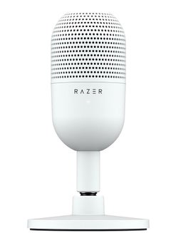 Buy Razer Seiren V3 Mini USB Microphone, Condenser Mic, Supercardioid Pickup Pattern, Tap-to-Mute Sensor with LED Indicator, Shock Absorber, Ultra Compact, PC, Discord, OBS Studio, XSplit - White in Egypt