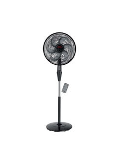 اشتري Silence Force Stand Fan - 16 Inches - 3 Speeds - Remote Control 100 m³ 75 W VG4130EE Black في مصر