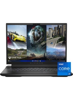 اشتري Alienware M16 Gaming Laptop With 16-Inch QHD +165Hz Display, Core i7-13700HX Processor/16GB RAM/1TB SSD/8GB NVIDIA GeForce RTX 4070 Graphics Card/Windows 11 Pro English English Dark Metallic Moon في الامارات