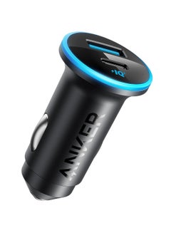 اشتري USB C Car Charger Adapter, 52.5W Cigarette Lighter USB Charger, 323 Car Charger With 30W PowerIQ 3.0 Fast Charging For iPhone 15/15 Plus/15 Pro/15 Pro Max, Galaxy S23/22, Pixel Black في الامارات