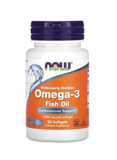 اشتري Omega 3 Fish Oil 1000 mg 30 Softgels 1000 Mg Per في السعودية