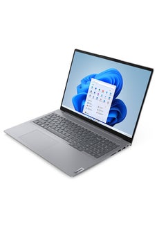 Buy ThinkBook 16 Laptop Gen 6, Intel Core i7-13700H Processor, 8Gb SO-DIMM DDR5-5200, 512Gb Ssd, Integrated Intel Iris Xe Graphics, 16" WUXGA IPS Display, 21KH005LEV English Arctic Grey in UAE