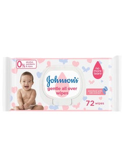 Buy Gentle All Over Baby Wipes 20 in UAE