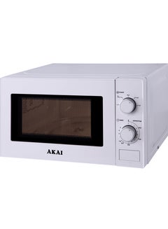 Buy 20 Liters Microwave Defrost 5 Power Levels Push Open Door Cook End Signal 20 L 700 W MWMA-M21MW White in UAE