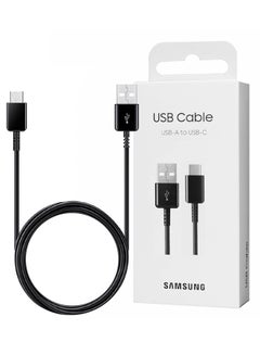 اشتري Original USB A To C Cable Compatible With Smartphone Fast Charging Cable Black في الامارات