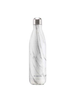 Buy Borosil Vacuum Insulated Copper Coated Inner Bolt Marble Water Bottle, Sports Bottle, Yoga Bottle, Outdoor, Portableleak Proof, Reusable Water Bottle , 500 Ml, Bt0500Mr207 in UAE