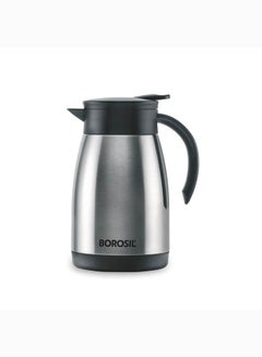 اشتري Borosil Vacuum Insulated Stainless Steel Teapot Flask Vacuum Insulated Coffee Pot - 1.5 Ltr silver في الامارات