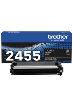 Buy Genuine TN2455 High Yield Ink Printer Toner Cartridge, Prints Up To 3,000 Pages Black in UAE