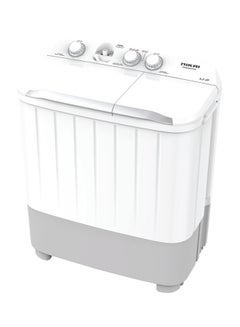 Buy Semi Automatic Twin Tub Washing Machine Silent Operation Rust Proof Body 6 kg NWM0800SPN24 White in Saudi Arabia