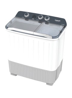 اشتري Semi Automatic Twin Tub Washing Machine Silent Operation Rust Proof Body 9 kg NWM1000SPN24 White في السعودية
