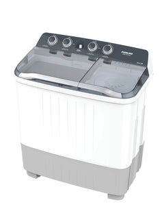 Buy Semi Automatic Twin Tub Washing Machine Silent Operation Rust Proof Body 10 kg NWM1101SPN24 White in Saudi Arabia