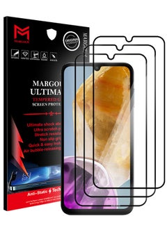 Buy 3 Pack Samsung Galaxy M15 Screen Protector Full Coverage Screen Protector Clear Anti-Bubble Shield Tempered Glass Screen Protector Clear in UAE