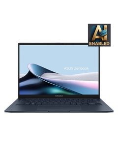 Buy Zenbook 14 OLED UX3405MA-OLED9W Laptop With 14-Inch Display, Core Ultra 9-185H Processor/16GB RAM/1TB SSD/Intel Arc Graphics/Windows 11 Home/ English/Arabic Ponder Blue in Saudi Arabia