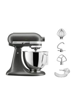 Buy UK Stand Mixer With Pouring Shield, 275 W, Slate 4.3L 275 W 5KSM95PSBCU Contour Silver in UAE