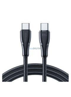 اشتري JOYROOM S-CC100A11 PD USB TYPE-C 100W 1.2M DATA CABLE - Black في مصر