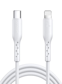 Buy Joyroom Flash-Charge Series SA26-CL3 USB-C / Lightning cable 30W 1m - White in Egypt