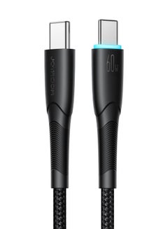 Buy Joyroom Starry Series SA32-CC3 USB-C / USB-C cable 60W 1m - Black in Egypt