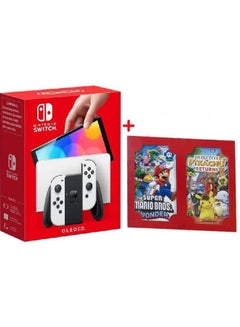 Buy NINTENDO SWITCH, OLED, with 2 Games in Saudi Arabia