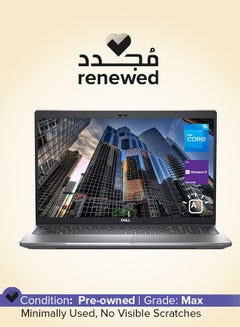 اشتري Renewed - Latitude 5530 Laptop With 15.6-Inch Display,Intel Core i7 Processor/12th Generation/16GB RAM/512GB SSD/Nvidia GeForce MX550-2GB Graphics/Windows 10 Pro English/Arabic Silver في الامارات