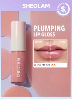 Buy SHEGLAM Hot Goss Plumping lip gloss-OH EM GE 6.8mlE in Egypt