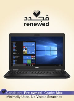 اشتري Renewed - Latitude 5580 Laptop With 15.6-Inch Display,Intel Core i7 Processor/7th Generation/16GB RAM/512GB SSD/NVIDIA GeForce 930MX-2GB Graphics/Windows 10 Pro English/Arabic Black في السعودية