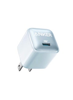 Buy Mobiles & Tablets Mobile Accessories Chargers & Adapters Anker 511 Nano Pro USB-C Wall Charger, 20 Watt - A2637632 Blue in Egypt