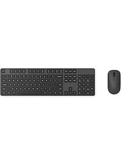 Buy Wireless Keyboard And Mouse Cambo Black in UAE