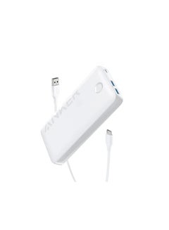 Buy 20000 mAh Power Bank, 20W Portable Charger With USB-C Fast Charging, 335 (Power Core 20K), Works for iPhone 13/12 Series, Samsung, iPad Pro, AirPods, Apple Watch, And More white in Saudi Arabia