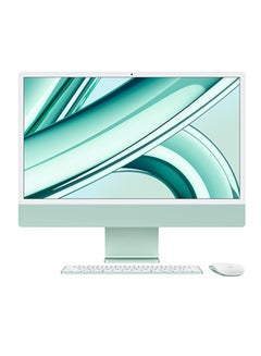 اشتري iMac M3 24-Inch Display, M3 8 Core CPU- 10 Core GPU Processor/24GB RAM/1TB SSD/Intel Iris XE Graphics/macOS English Green في الامارات