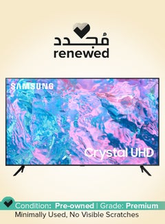 Buy Renewed - 55 Inch Crystal UHD 4K Smart TV 2023 UA55CU7000 Black in UAE