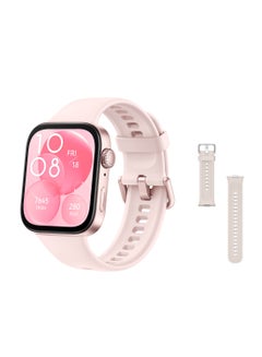 Buy Watch Fit 3 Smartwatch, 1.82 Inch AMOLED Display, Ultra Slim Design, Scientific Workout Coach, Upgraded Health Management, Compatible With iOS And Android, Strap Pink in Saudi Arabia