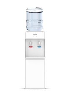 Buy Top Loading Water Dispenser, Hot And Cold Water 2 Taps, Floor Standing, Made With SUS 304 Tank And Food-Grade Silicone Gel Tube KR-WDTL 2TW White in UAE