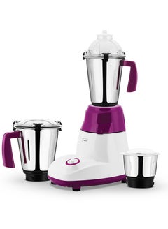 Buy 3-In-1 Mixer Grinder Copper Motor With Unbreakable ABS Body And Stainless Steel Jars 1.5 L 750 W BL 318A White/Purple in Saudi Arabia