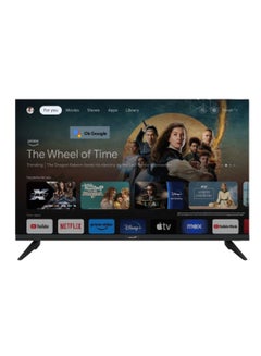 Buy 75" Edgeless 4K UHD Official Google TV With Hey Google Voice Remote, Bluetooth, Dolby Audio And Free Wall Bracket- 2024 New Model E75ELGT1100 Black in UAE