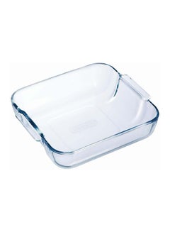 Buy Pyrex Classic Square Roaster 21X21Cm 220B000-N CLEAR 21cm in UAE