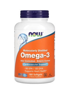 Buy Omega-3 180 EPA / 120 DHA 180 Softgels in Saudi Arabia