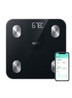 Buy Smart Scale A1 With Bluetooth, Body Fat Scale, Wireless Digital Bathroom Scale, 12 Measurements, Weight/body Fat/bmi, Fitness Body Composition Analysis, Black, Lbs/kg. in UAE