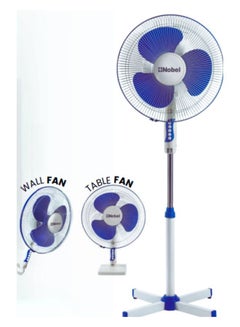 Buy 3-in-1 Stand Fan 16", 3-Speed, 85° Oscillation, Copper Motor, Polypropylene Blades, Strong Airflow, Quiet Operation, 1200 RPM, 60W NF311 White in UAE