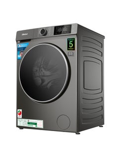 Buy Front Load Washer-Dryer Combo, 12 KG Capacity, 16 Wash Cycles, BLCD Inverter Motor, Dial Touch Control Panel with LED Screen, Child Lock 1200 W NWM1400WD Dark Silver in UAE