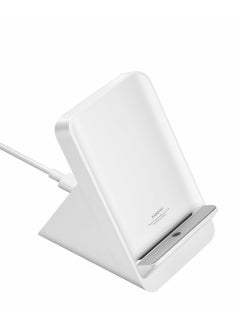 Buy 80W Adaptive Wireless Charging Stand | Hypercharge Technology | Smart Adaptive Dual Coils | Quiet Heat Dissipation | Safe And Reliable White in Saudi Arabia