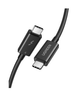 Buy USB C To Type C 100W Thunderbolt 4 PD Cable Black in Egypt
