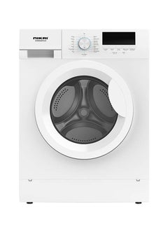 Buy 6kg Front Loading Washing Machine | High Energy Efficiency | LED Digital Display & Chrome Door | Quick Wash | Auto Balancing Control | Silent Operation | Stainless Steel Drum NWM600FN24 White in Saudi Arabia