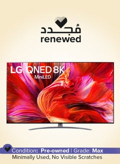 Buy Renewed - 65 inch Smart QNED Mini LED TV 8K 120Hz 65QNED96 Black in UAE