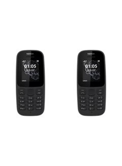 اشتري 105 Dual Sim Black 4MB With gift Nokia 105 Dual Sim Black 4MB في مصر