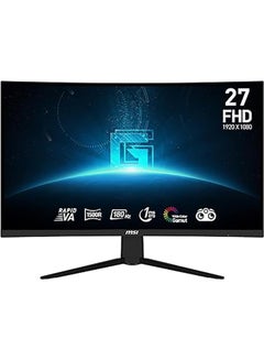 Buy G27C3F Curved Gaming Monitor, 27" FHD Rapid VA Display, Up to 180Hz Refresh Rate, 1ms (GtG) Response Time, AMD FreeSync Technology, 1500R Curvature, 16.7M Display G27C3F Black in UAE